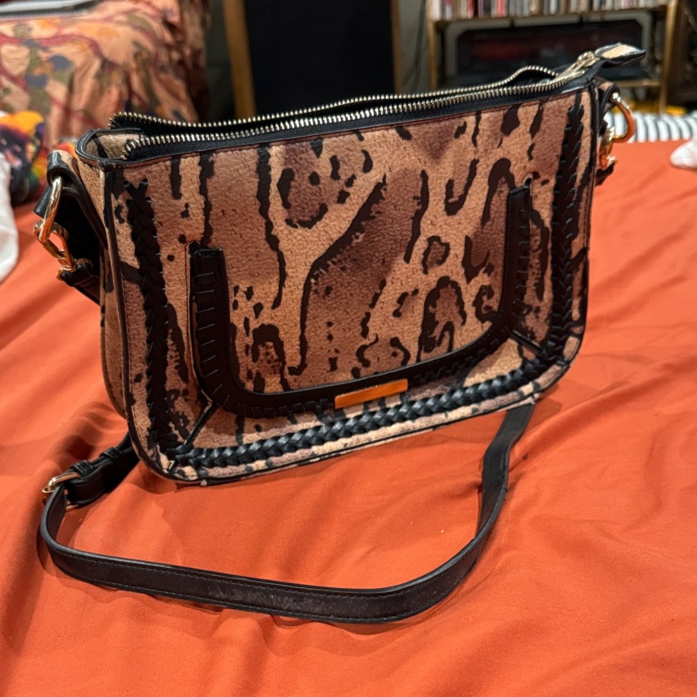 Sole Society Animal Print Leather Bag
